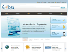 Tablet Screenshot of globexinfo.com